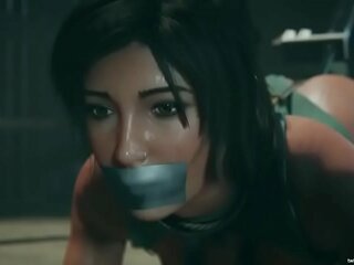 Lara Croft BDSMは2020年に犯され、隠されました